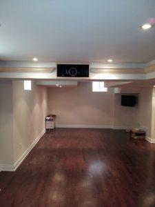 Facing back Of Home Theater Room