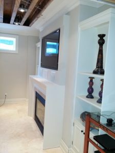 TV Install with 3 In-wall speakers