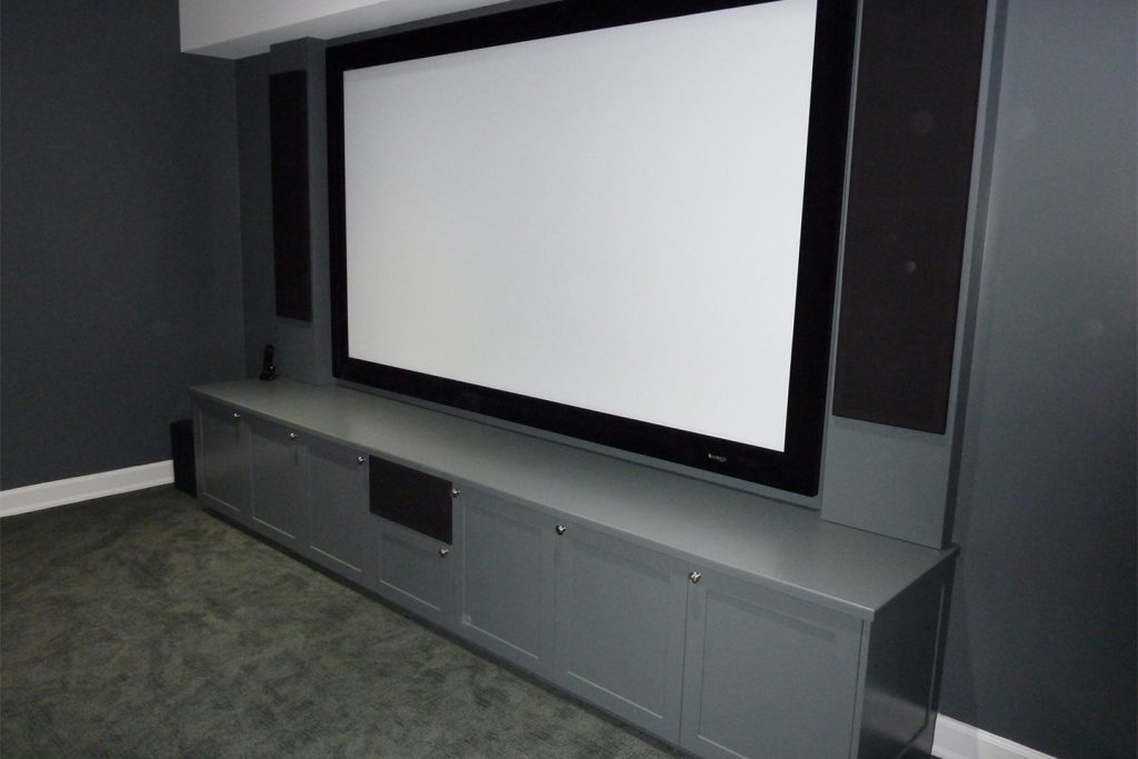 5. Home Theater Equipment Hidden Away
