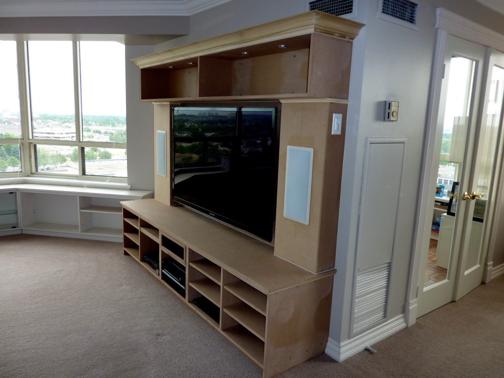 Custom Home Entertainment Unit