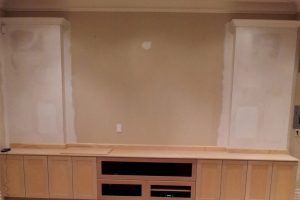 3. Drywall - Custom Shelving Unit