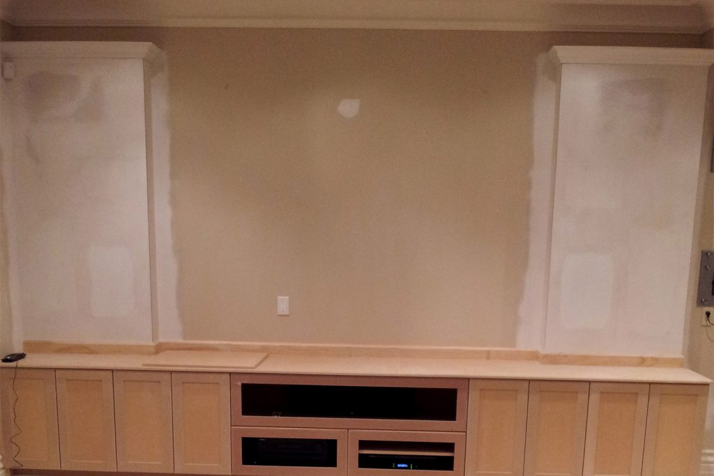 3. Drywall - Custom Shelving Unit