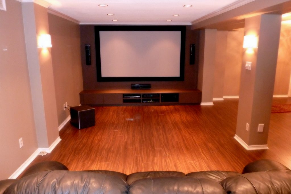 6. Final Basement Home Theater