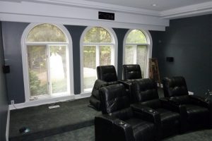 7. Projector Hidden Away in Bulkhead