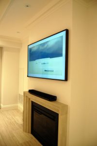 Samsung Frame with Sonos Playbar