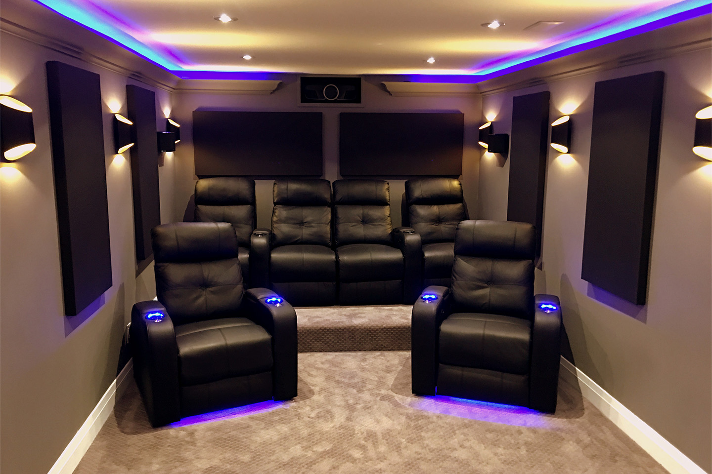 BACK - Riser with Home Theater Seating