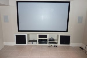 Custom Cabinetry and Projection System by Toronto Home Theater