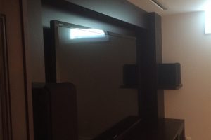 2. TV Install on Custom Unit