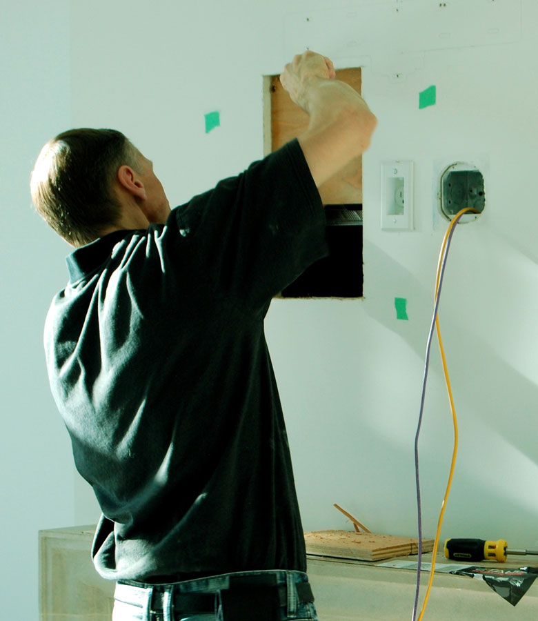 tv wall mount installation